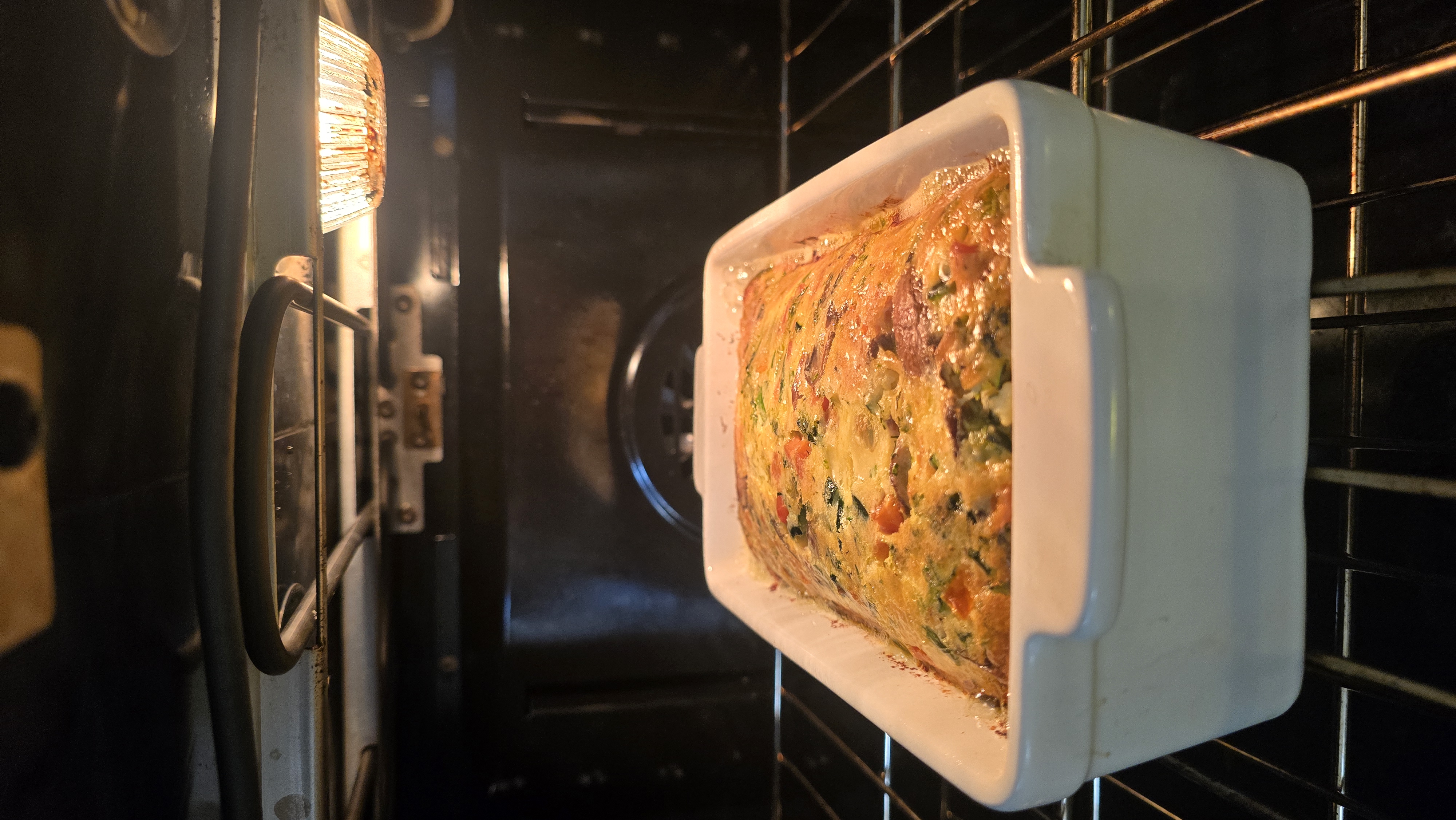 Vegetables being sauteed in pan